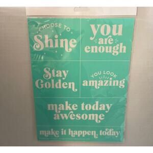 New Chalk Couture 8.5 x 11 "‎ Make Today Awesome" Transfer